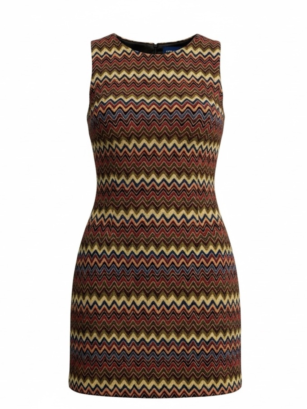 Princess Highway Zigzag Mini Dress Multi color vintage inspired  Size 12